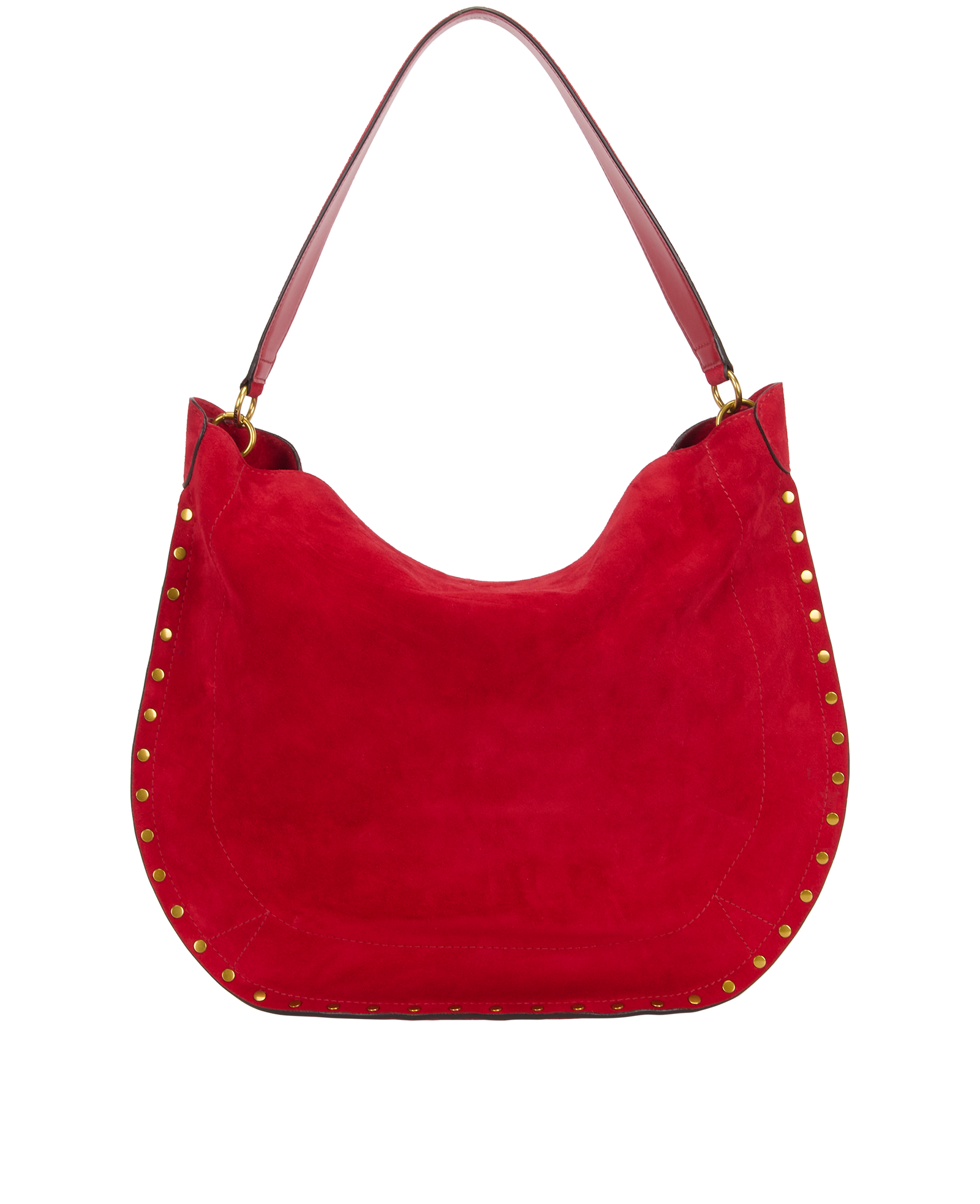 Oskan Soft Hobo, &pound;350, Handbags, Red, Suede, Back view